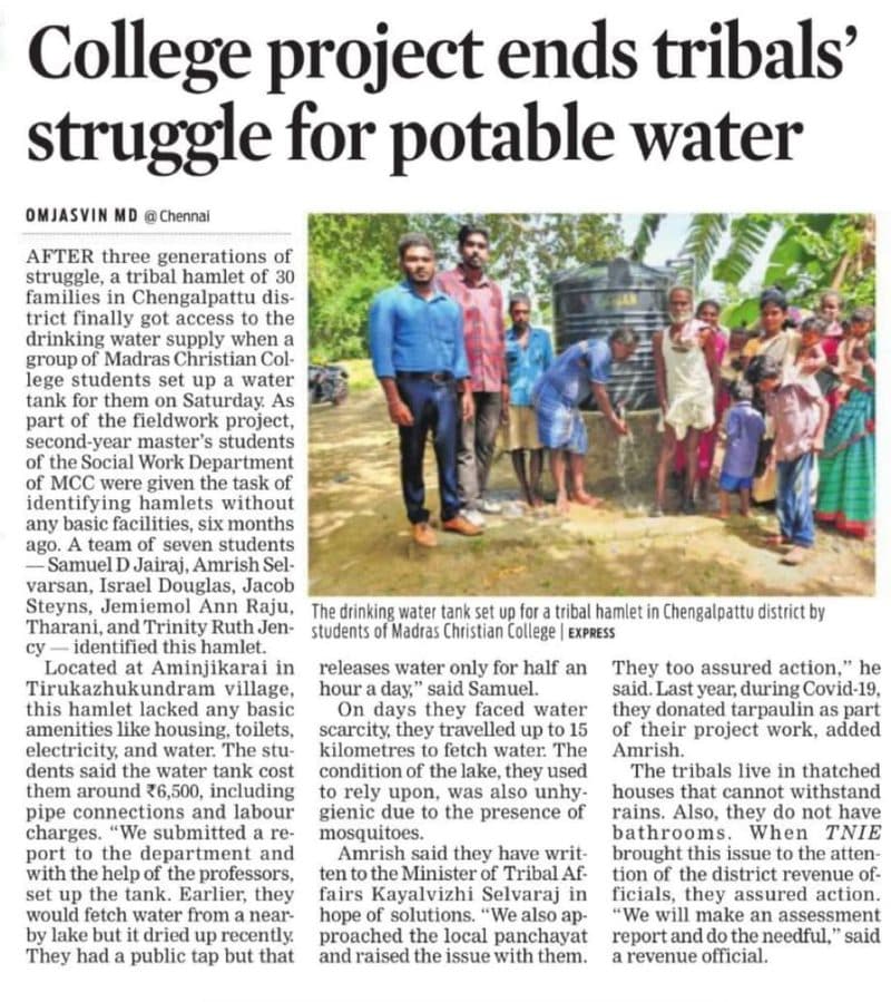 New Indian Express — Amrish Selvarasan